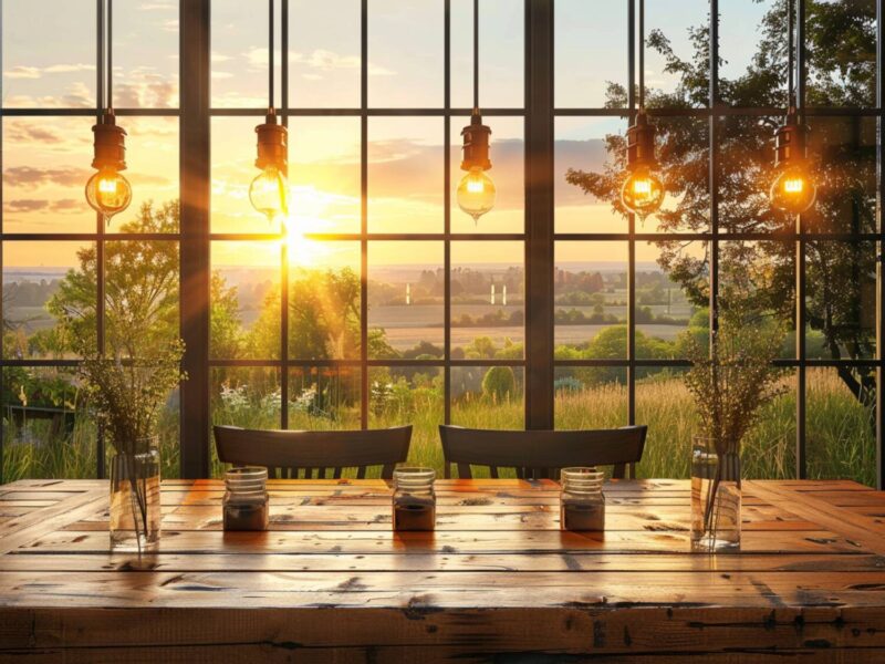 Jakie lampy wiszące najlepiej sprawdzą się w jadalniach z dużymi oknami