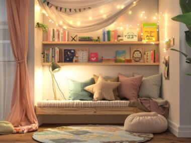 10 pomysłów na urządzenie funkcjonalnego kącika do czytania dla dzieci