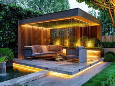 Jakie lampy ogrodowe najlepiej podkreślą piękno drewnianych pergoli w ogrodach