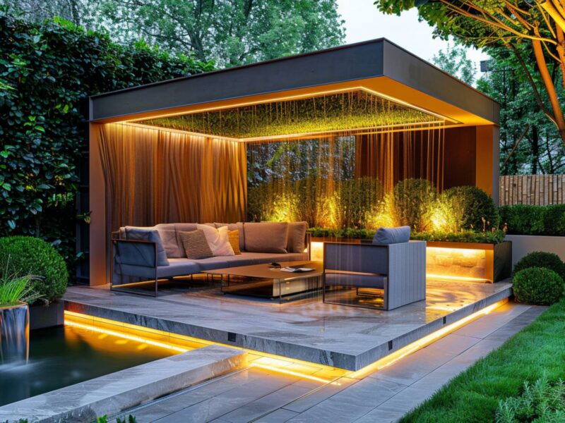 Jakie lampy ogrodowe najlepiej podkreślą piękno drewnianych pergoli w ogrodach