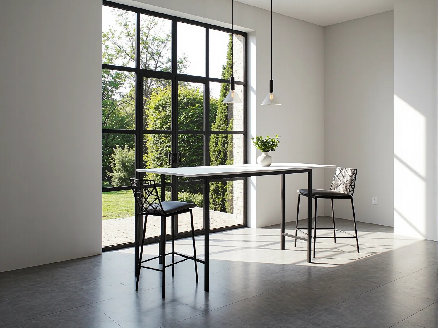 Drewniany stół barowy w stylu industrialnym - modne meble barowe do Twojego wnętrza.