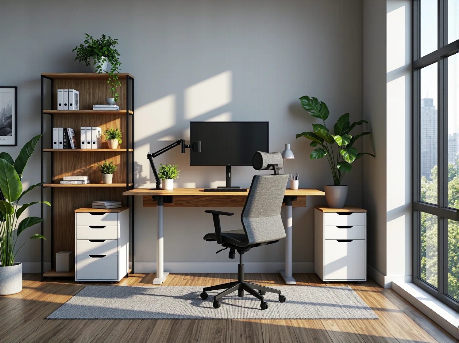 Komfortowa strefa relaksu w biurze wspierająca kreatywność i dobre samopoczucie pracowników.