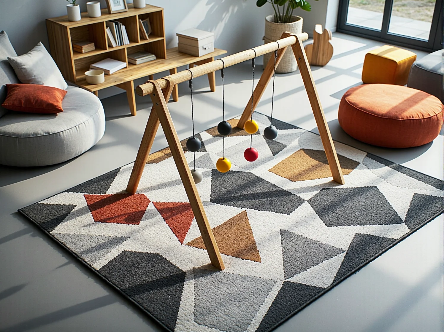 Magiczna tapeta ścienna z bajkowym motywem w nowoczesnym pokoju dziecięcym.