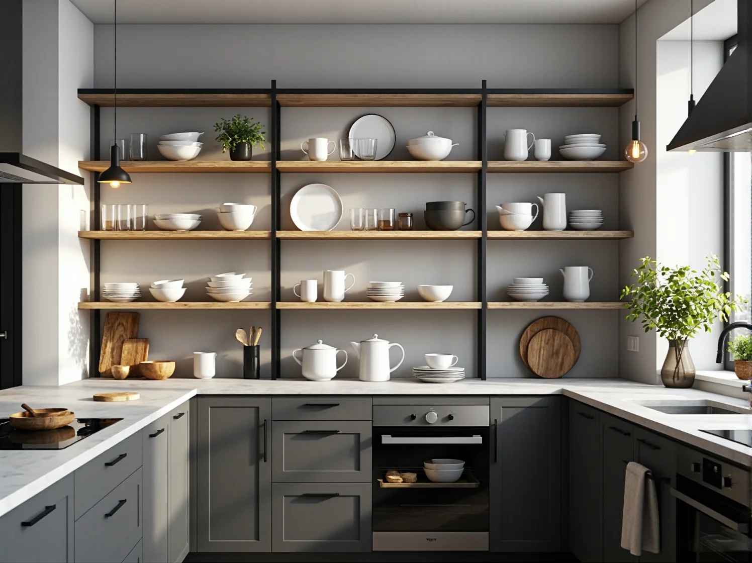 Poradnik: Jak wybrać meble do małej kuchni w stylu skandynawskim? - ilustracja 3